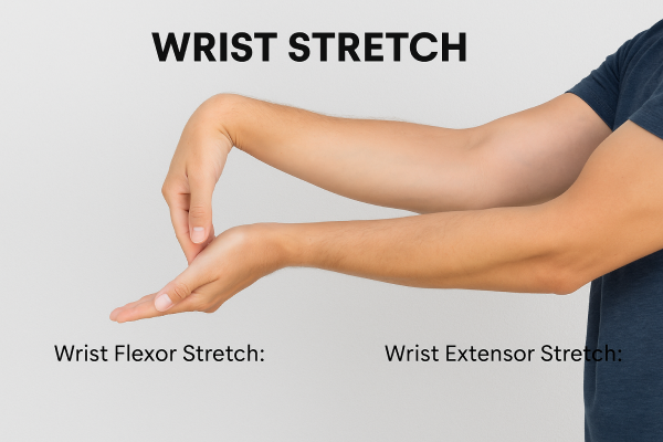 Wrist Flexor and Wrist Extensor stretches